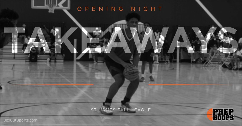 St. James Fall League: Opening Night Takeaways