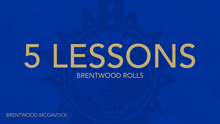 Brentwood-McGavock Five Lessons