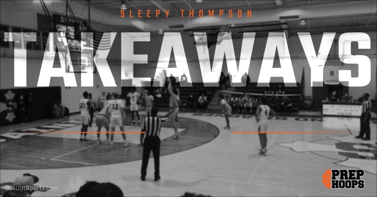 Sleepy Thompson Thursday: Adam&#039;s Takeaways
