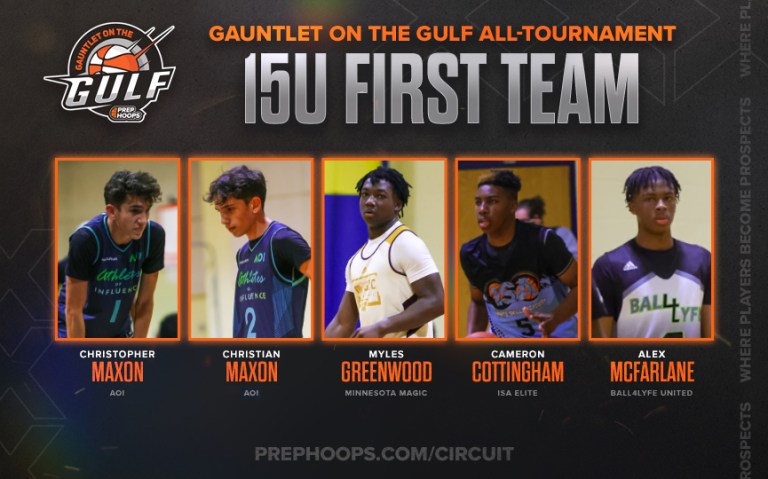 #PHGauntletOnTheGulf 15U All Tournament Teams