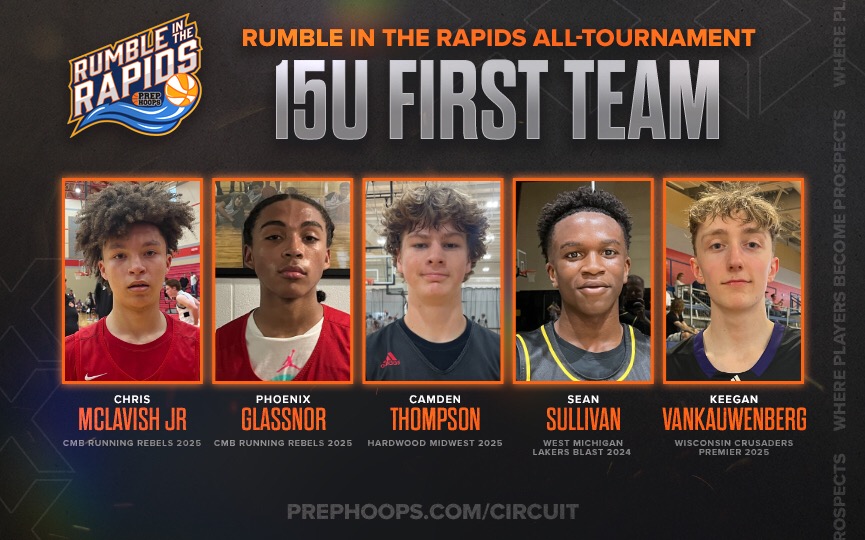 Rumble in the Rapids: 15 U All Tournament Teams