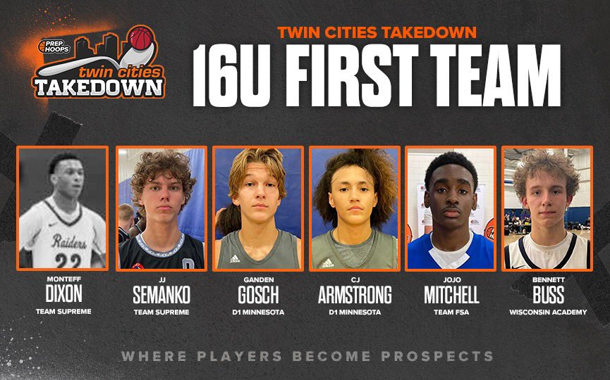 Twin Cities Takedown: 16U All Tournament Team