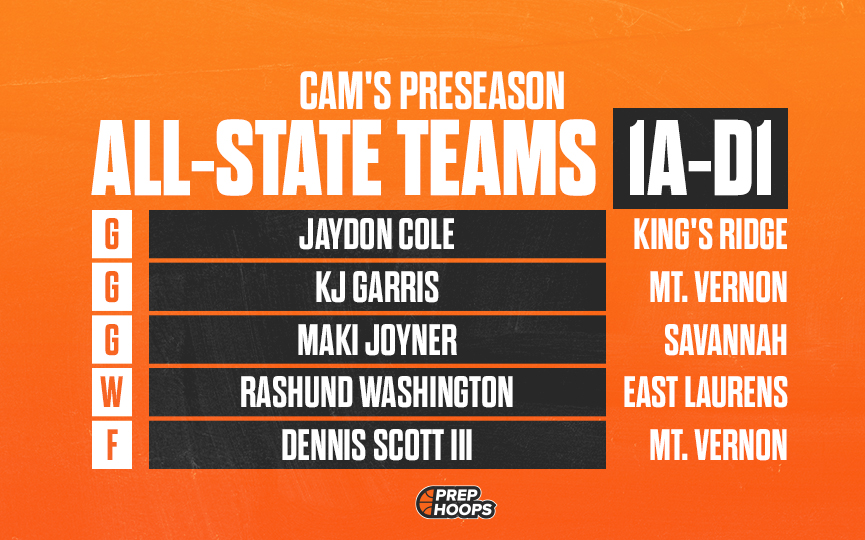 Cam&#8217;s Preseason All-State Teams: 1A-D1