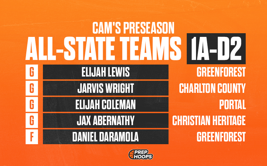 Cam's Preseason All-State Teams: 1A-D2