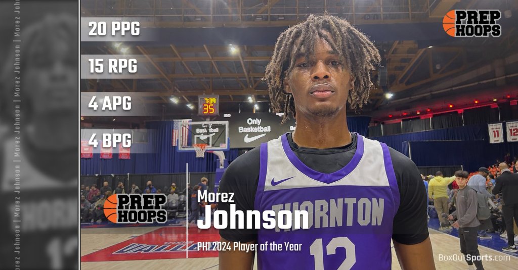 Morez Johnson Wins Prep Hoops Illinois Player of the Year
