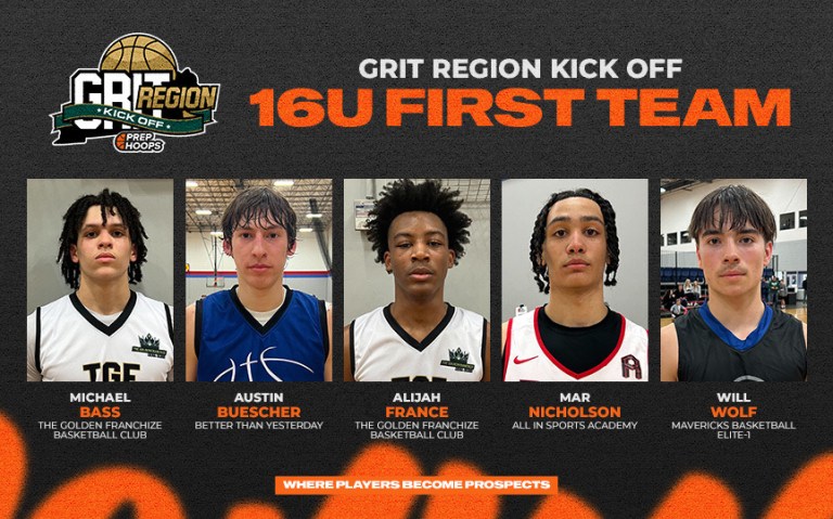 Prep Hoops Grit Region Kick Off - 16u All-Tournament Teams