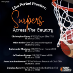 Live Period Preview: Snipers Across The Country