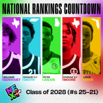 National Rankings Countdown: Class of 2028 (25-21)
