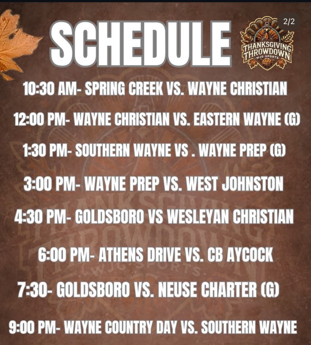 2024 WJG Sports Thanksgiving Throwdown Preview