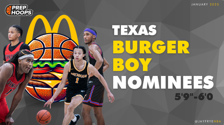 Texas Burger Boy Nominees: 5&#039;9&quot; - 6&#039;0&quot;