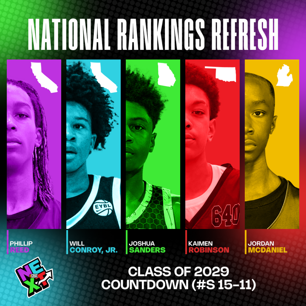 National Rankings Refresh: Class of 2029 Countdown (#s 15-11)