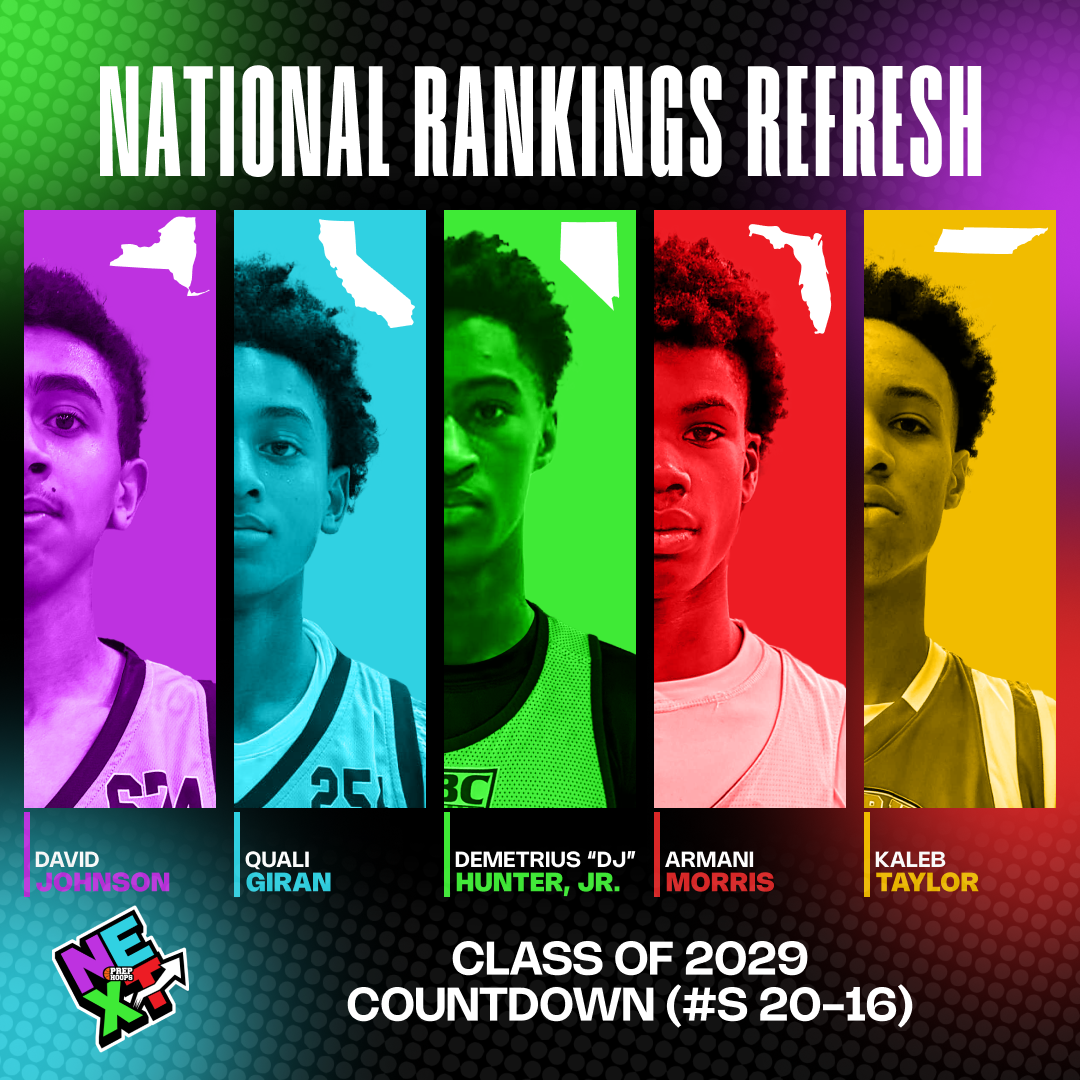 National Rankings Refresh: Class of 2029 Countdown (#s 20-16) - Prep Hoops