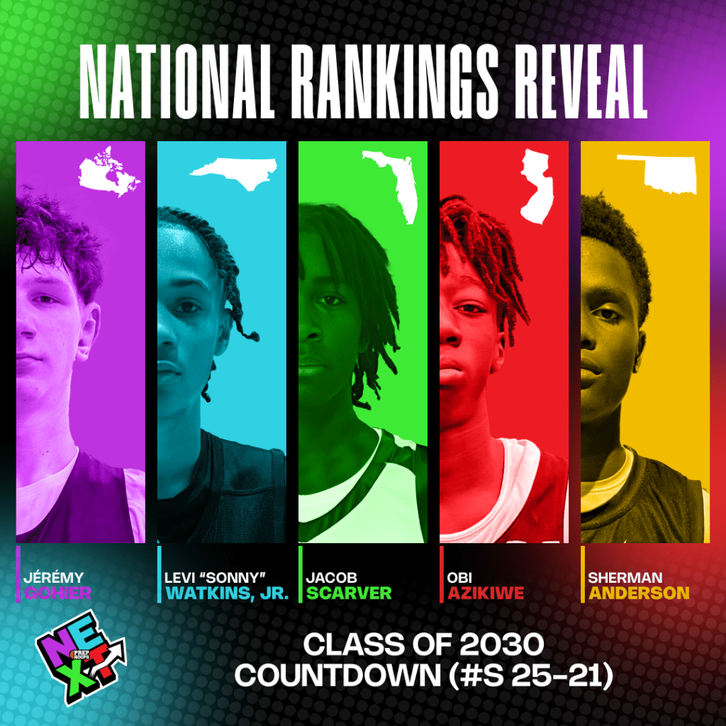 National Rankings Reveal: Class of 2030 Countdown (#s 25-21)
