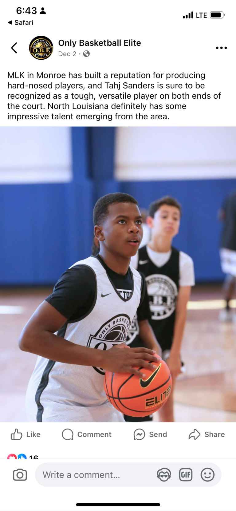 Tahj Sanders