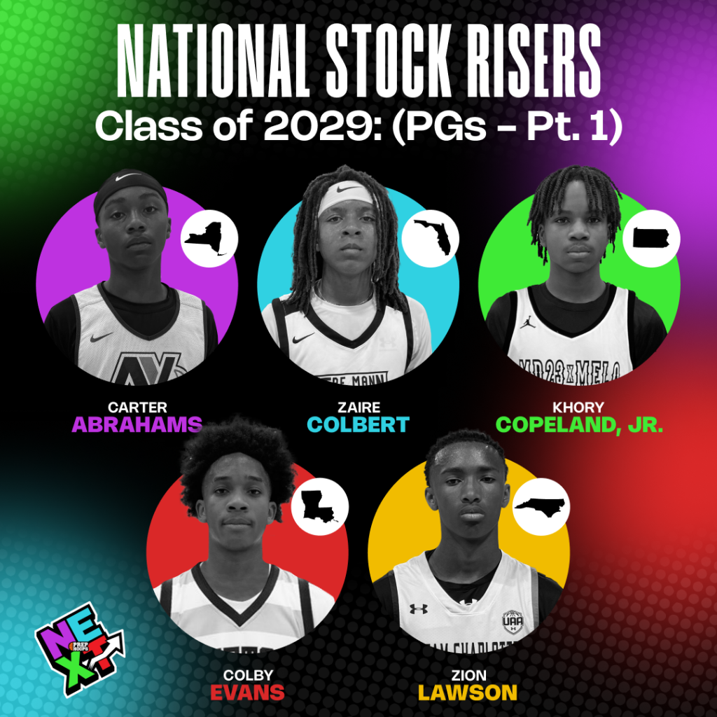 Class of 2029: National Stock Risers (PGs &amp;#8211; Pt. 1)
