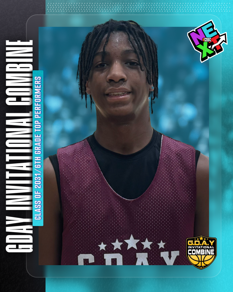 GDAY Invitational Combine: Class of 2031/6th Grade Top Performers