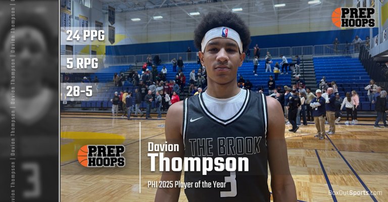 Davion Thompson Wins 2025 PHI Player of the Year