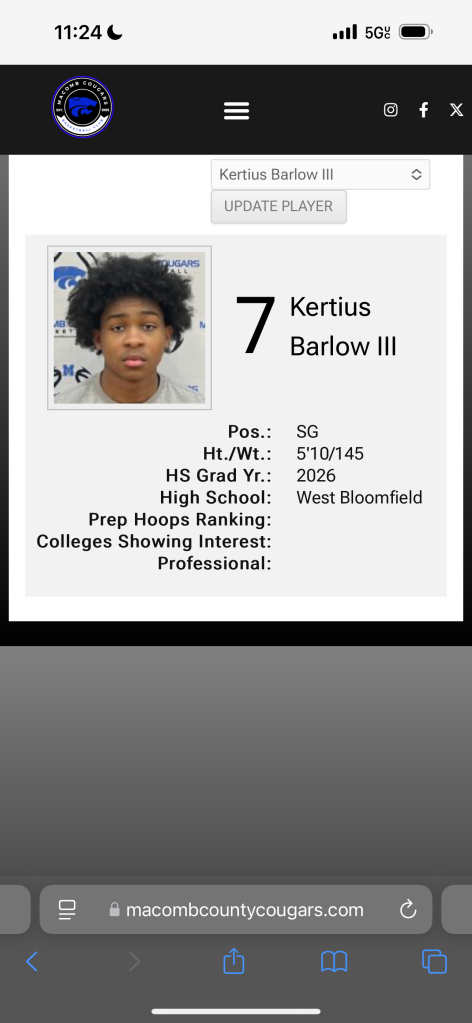 Kertius Barlow Lll