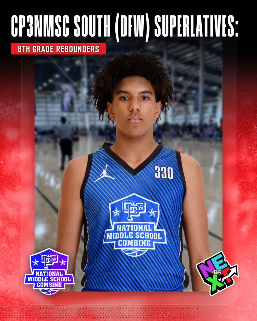 CP3NMSC South (DFW) Superlatives: 8th Grade Rebounders