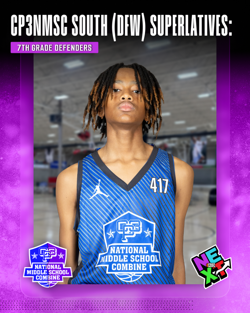 CP3NMSC South (DFW) Superlatives: 7th Grade Defenders