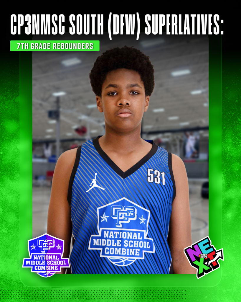 CP3NMSC South (DFW) Superlatives: 7th Grade Rebounders