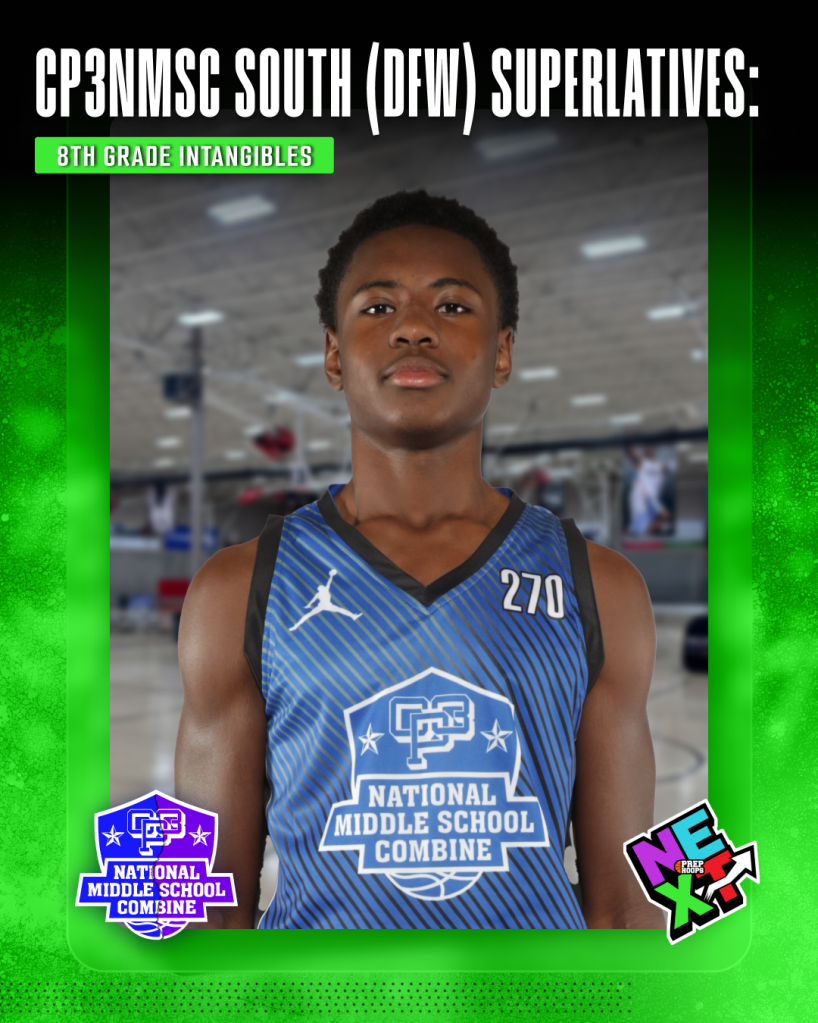 CP3NMSC South (DFW) Superlatives: 8th Grade Intangibles