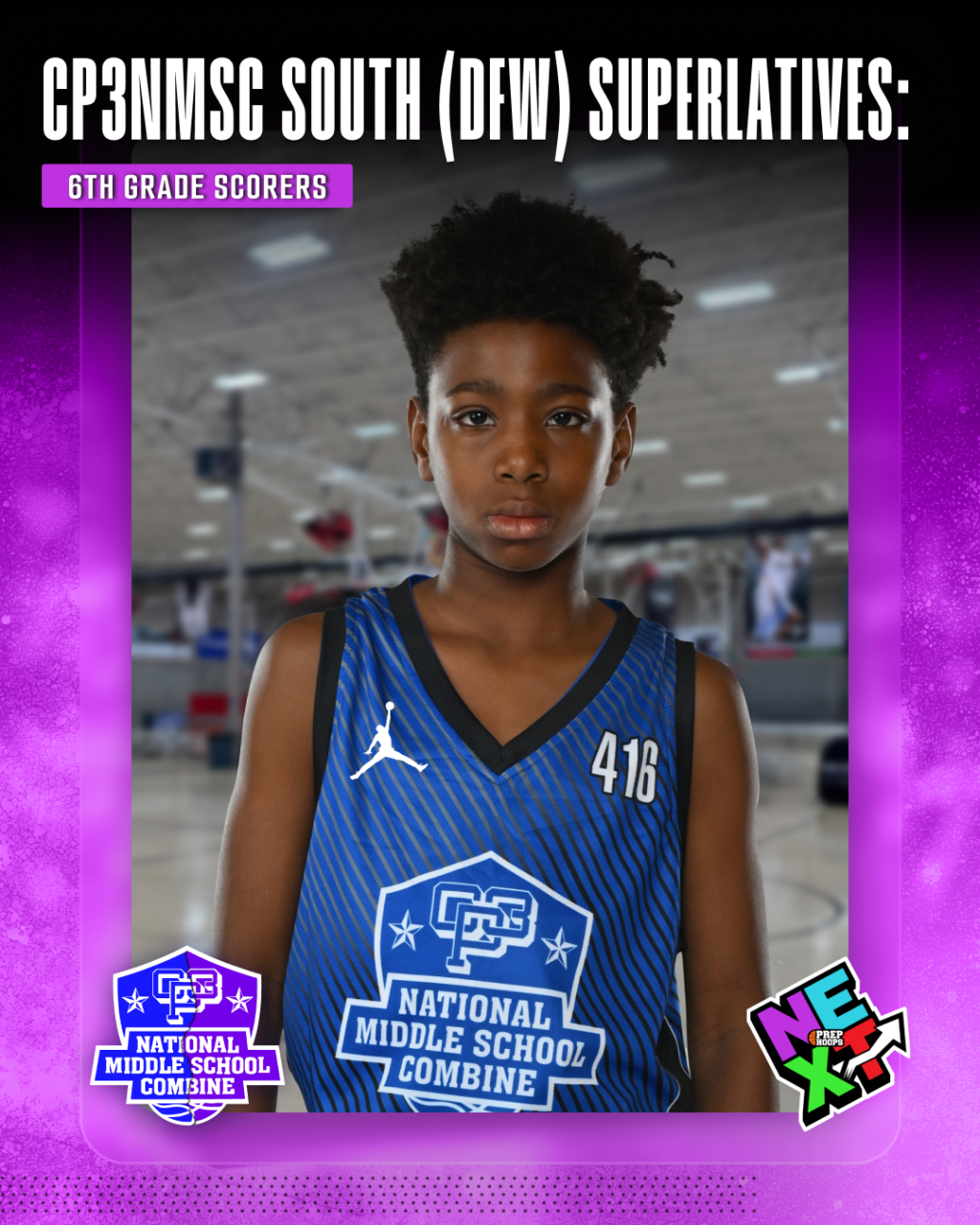 CP3NMSC South (DFW) Superlatives: 6th Grade Scorers