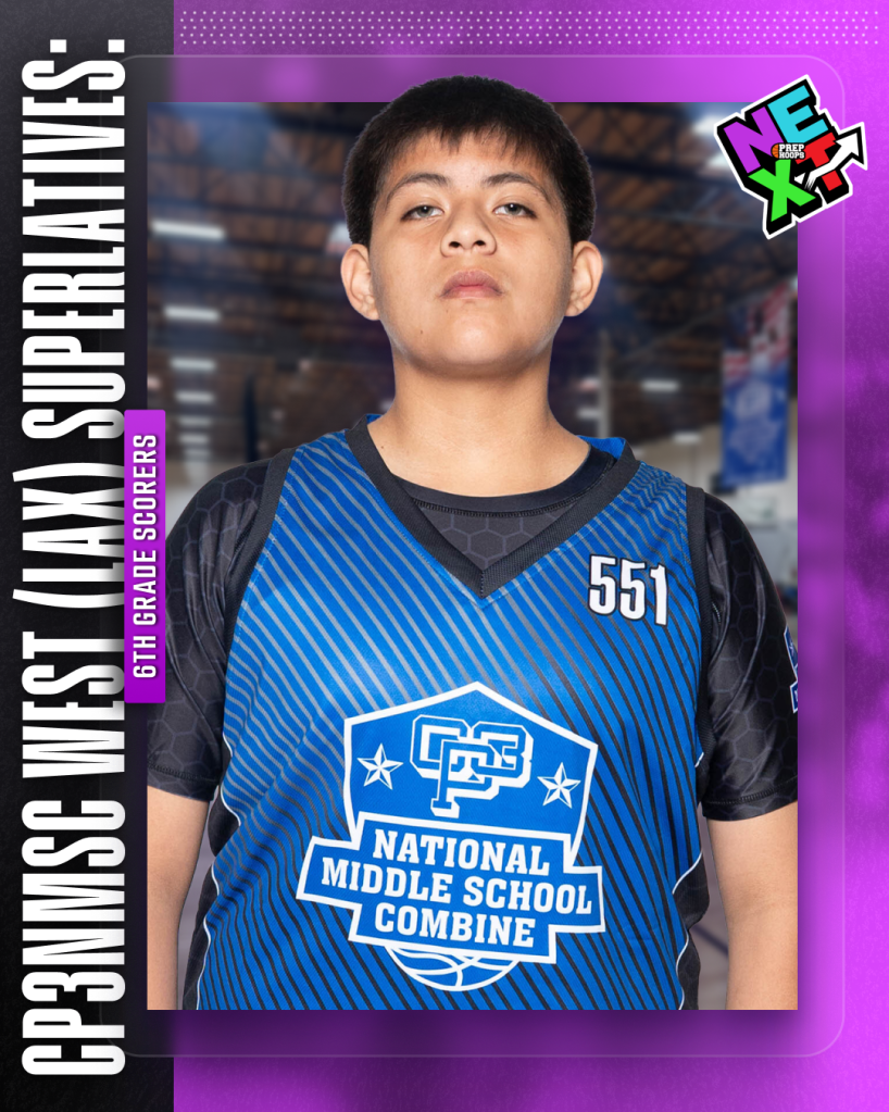 CP3NMSC West (LAX) Superlatives: 6th Grade Scorers