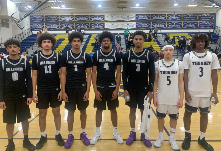 Millennium handles DV on the road (Fr, JV, V Standouts)