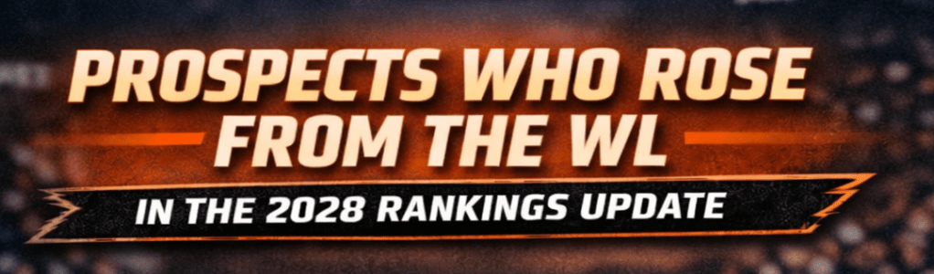 Prospects who rose from the WL in the 2028 rankings update